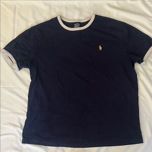 Polo by Ralph Lauren Dark Blue Tee with White Trim